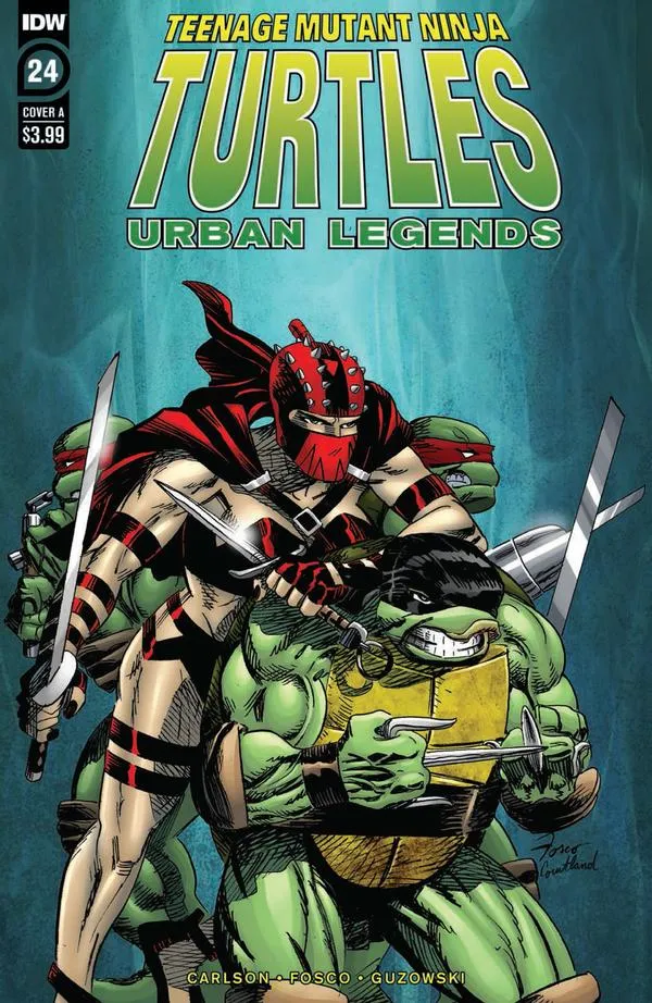 Cover of Teenage Mutant Ninja Turtles: Urban Legends #24