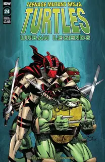 Cover of Teenage Mutant Ninja Turtles: Urban Legends #24