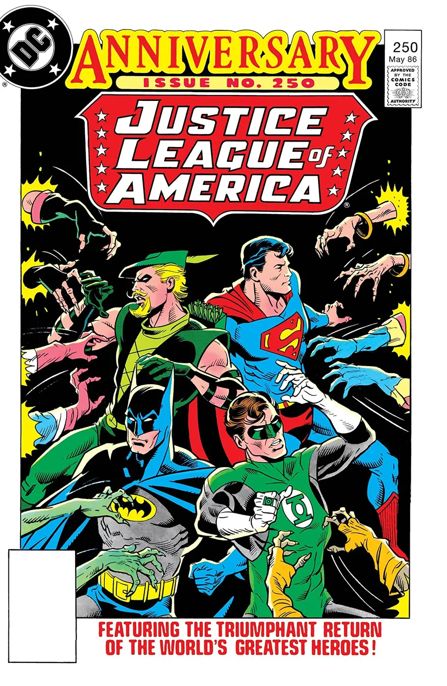 Cover of Justice League of America #250