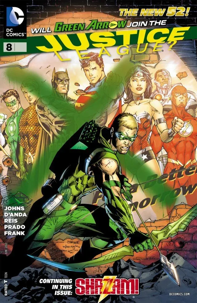 Cover of Justice League #8