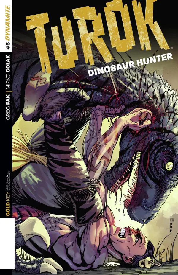 Cover of Turok: Dinosaur Hunter #3