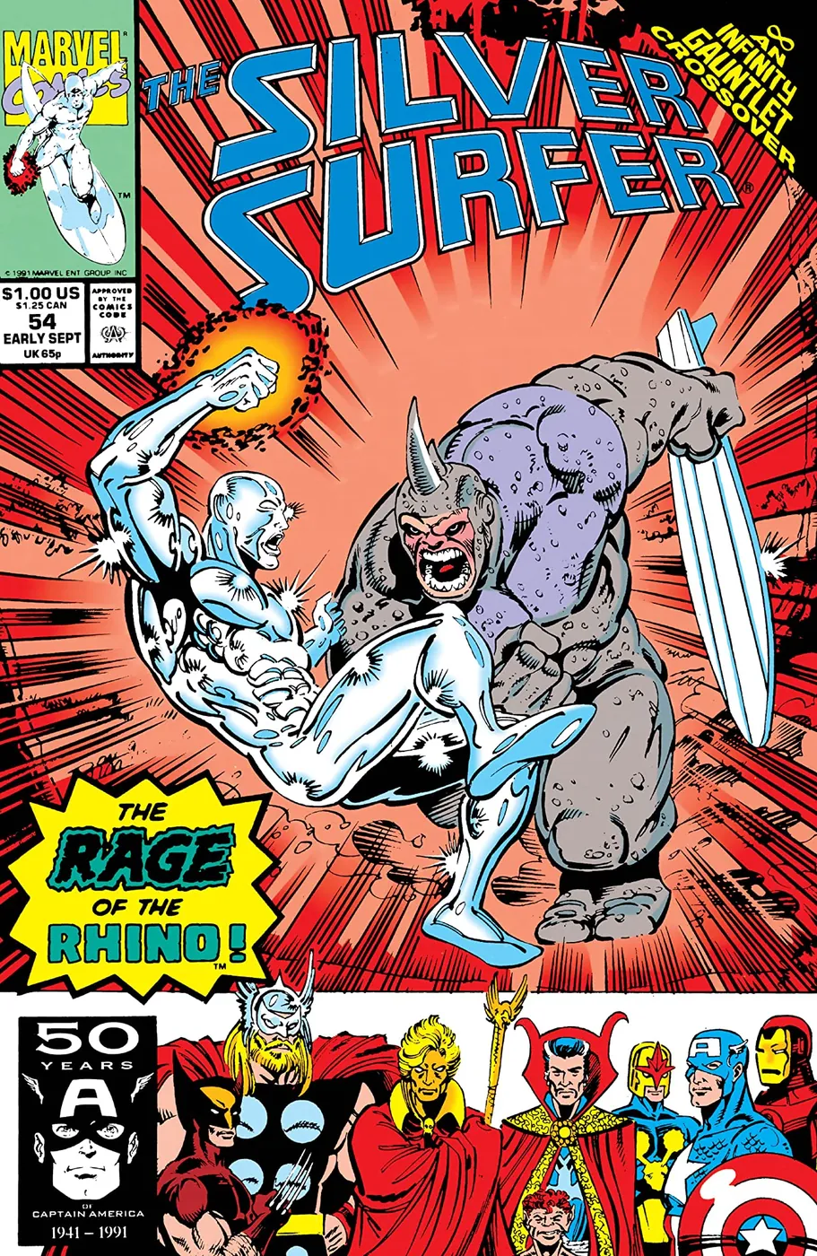 Cover of Silver Surfer #54