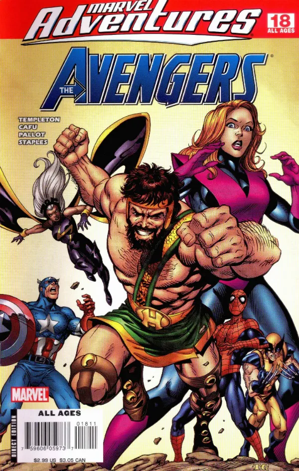 Cover of Marvel Adventures The Avengers #18
