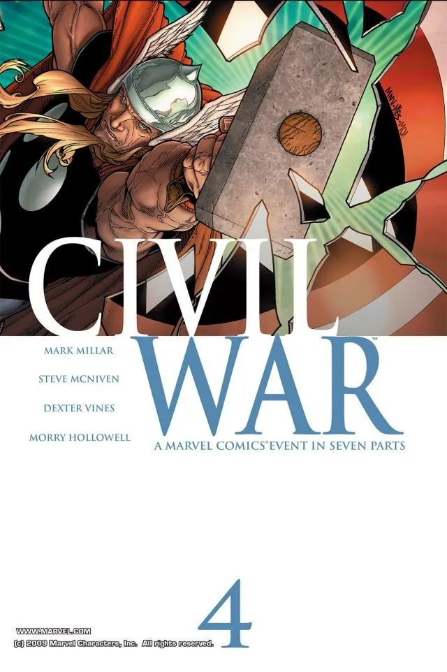 Cover of Civil War #4