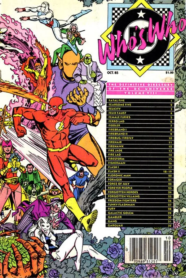Cover of Who's Who: The Definitive Directory of the DC Universe #8