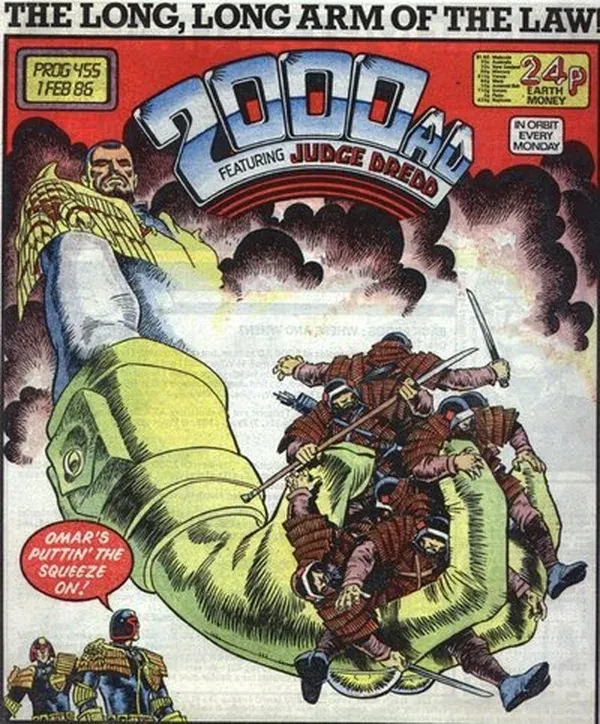 Cover of 2000 AD #455