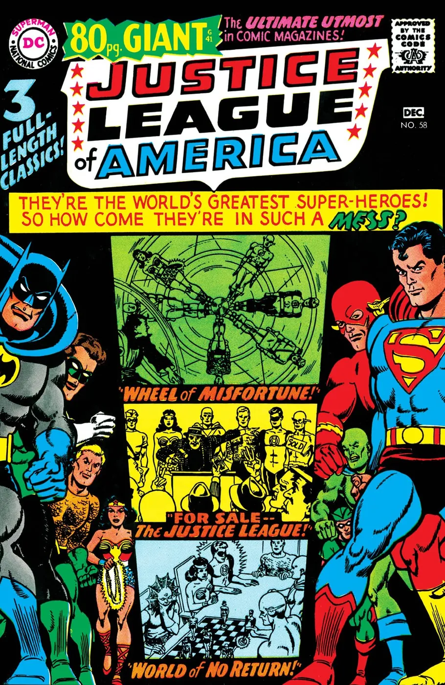 Cover of Justice League of America #58