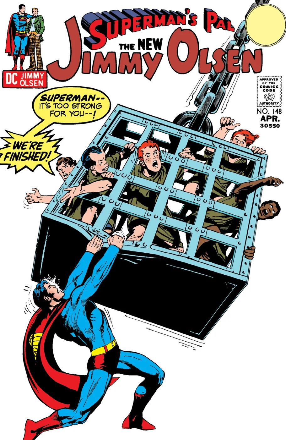Cover of Superman's Pal, Jimmy Olsen #148