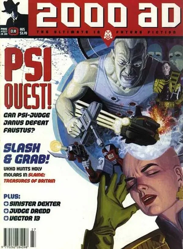Cover of 2000 AD #1027