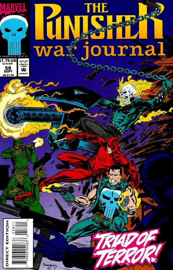 Cover of The Punisher War Journal #58
