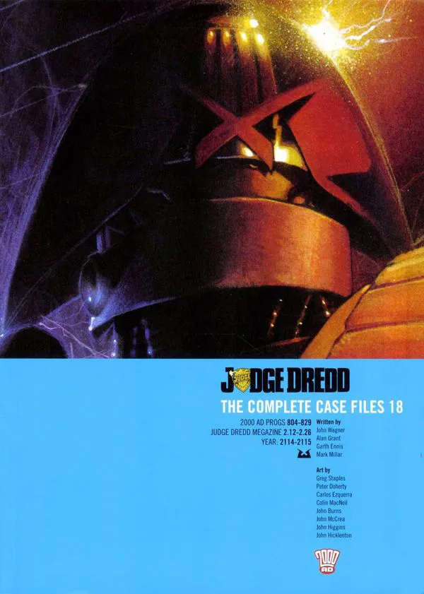 Cover of Judge Dredd: The Complete Case Files #18