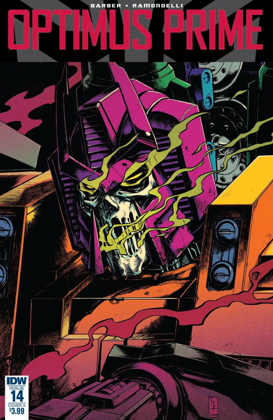 Cover of Optimus Prime #14