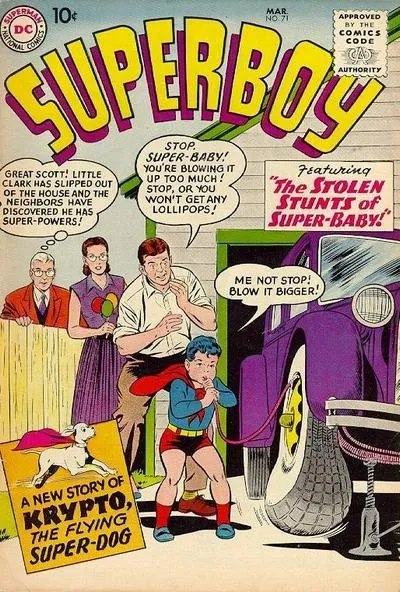 Cover of Superboy #71