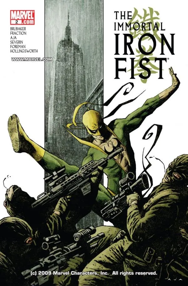 Cover of The Immortal Iron Fist #2