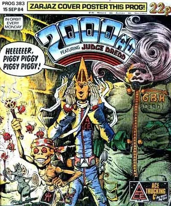 Cover of 2000 AD #383