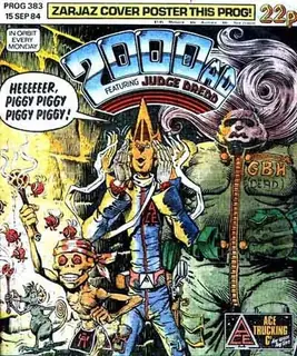 Cover of 2000 AD #383
