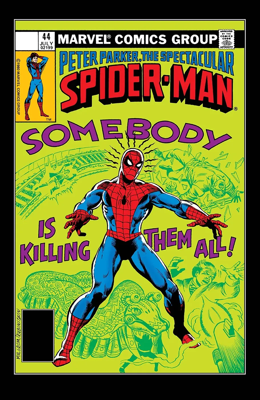 Cover of The Spectacular Spider-Man #44
