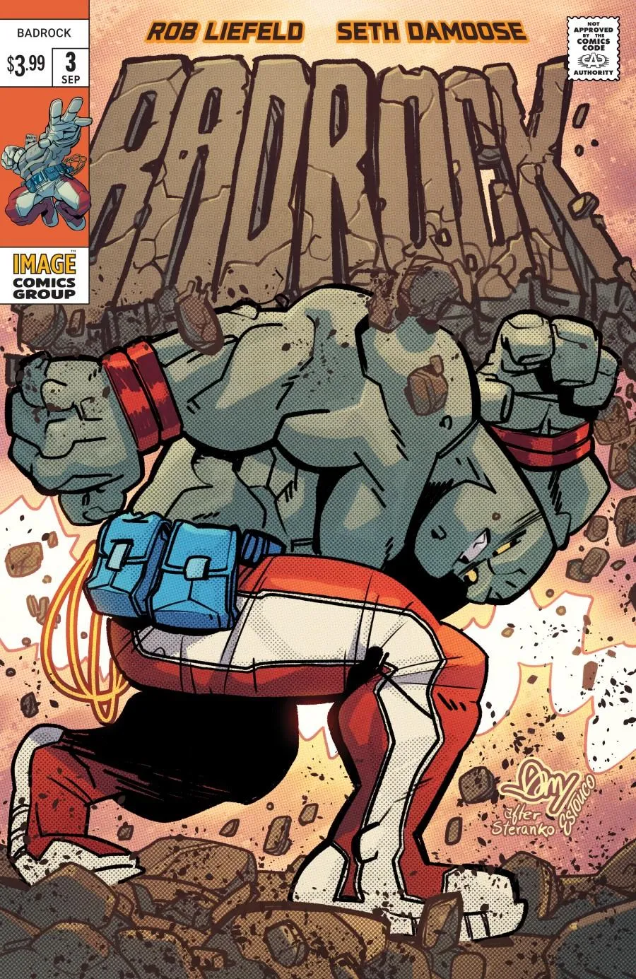 Cover of Badrock #3