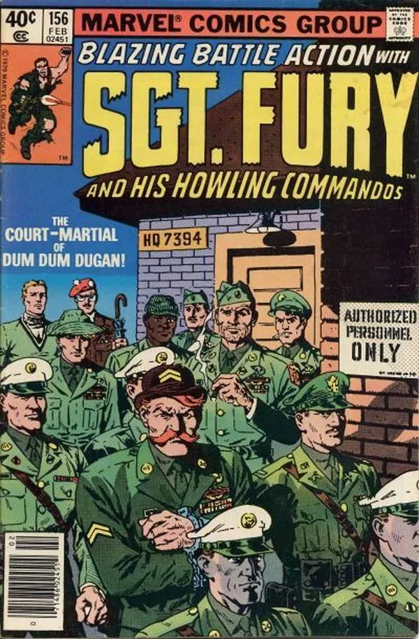Cover of Sgt. Fury and His Howling Commandos #156