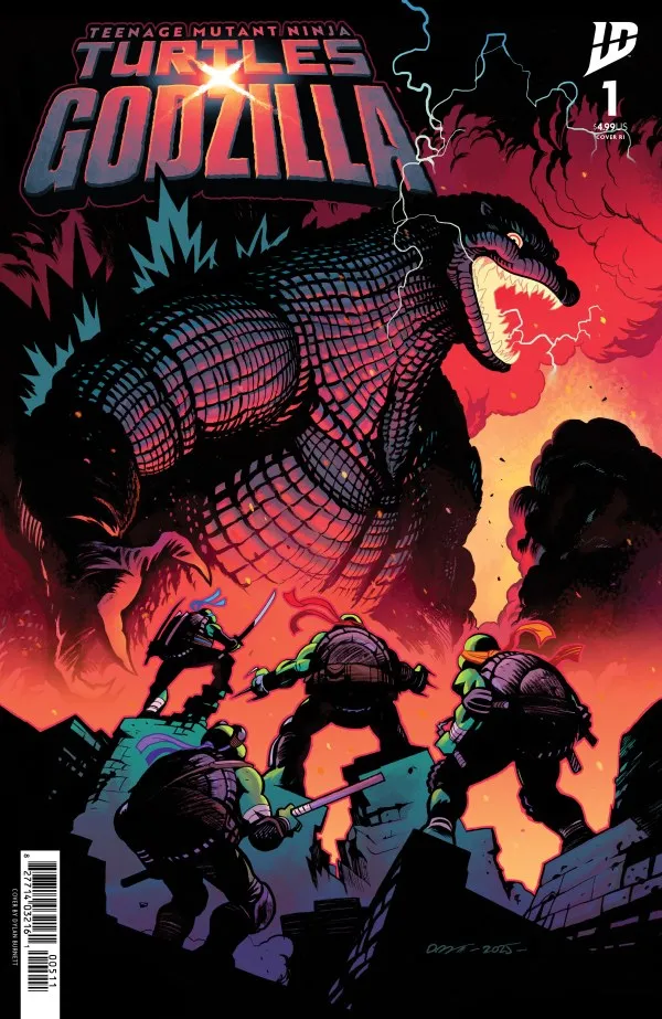 Cover of Teenage Mutant Ninja Turtles [TMNT] x Godzilla #1