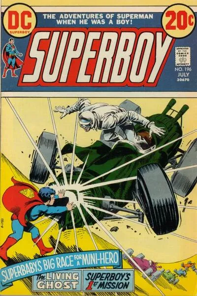 Cover of Superboy #196