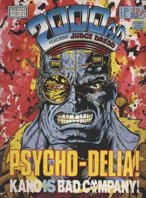 Cover of 2000 AD #553