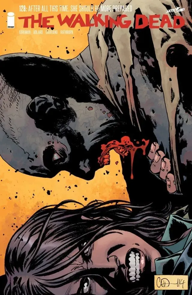 Cover of The Walking Dead #128