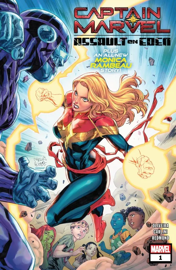 Cover of Captain Marvel: Assault on Eden #1