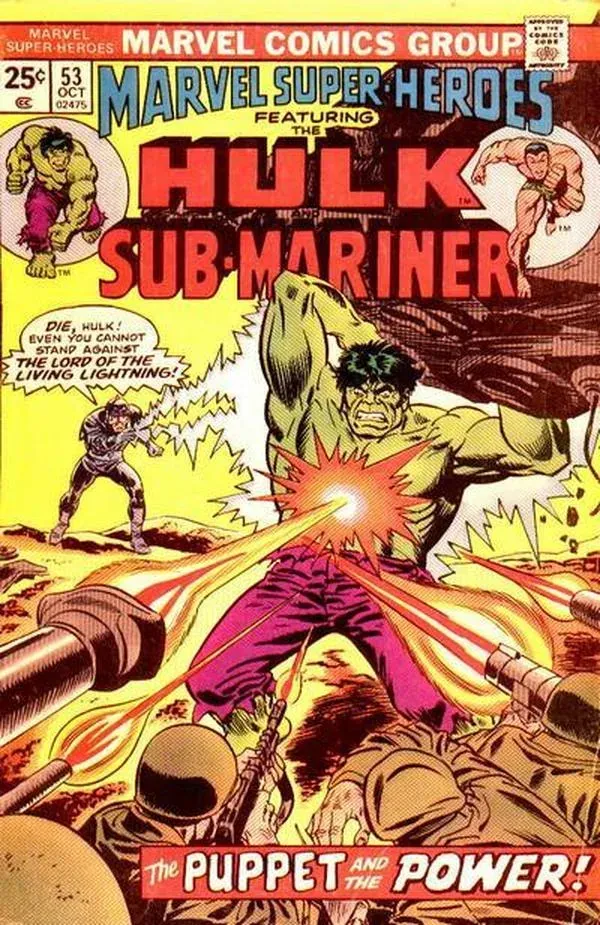 Cover of Marvel Super-Heroes #53