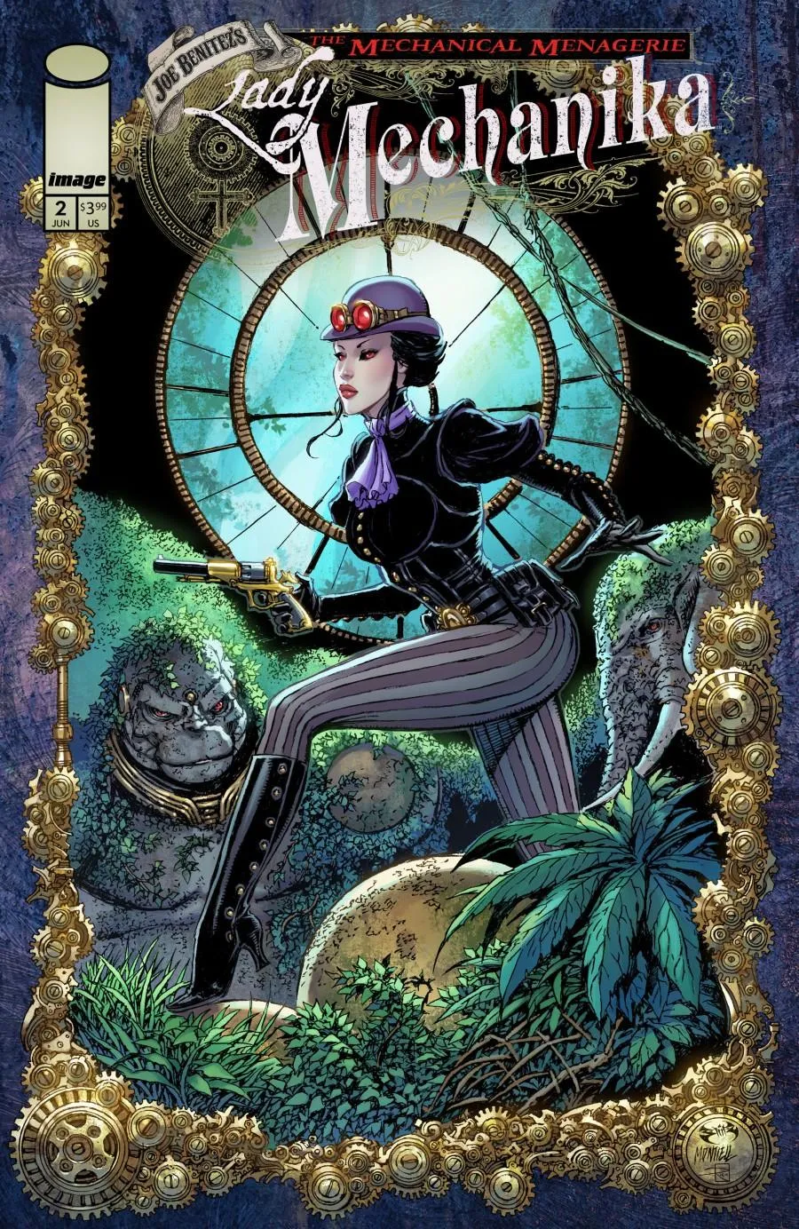 Cover of Lady Mechanika: The Mechanical Menagerie #2