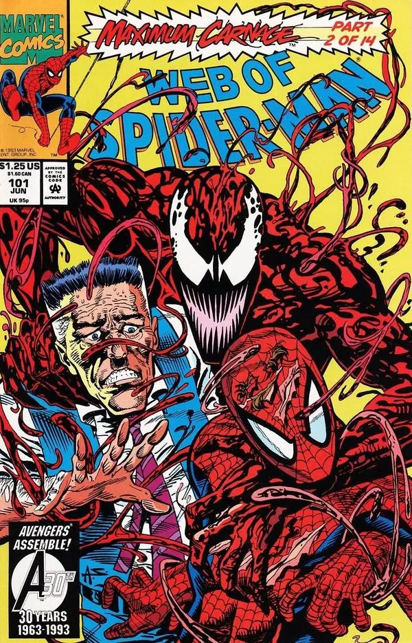 Cover of Web of Spider-Man #101