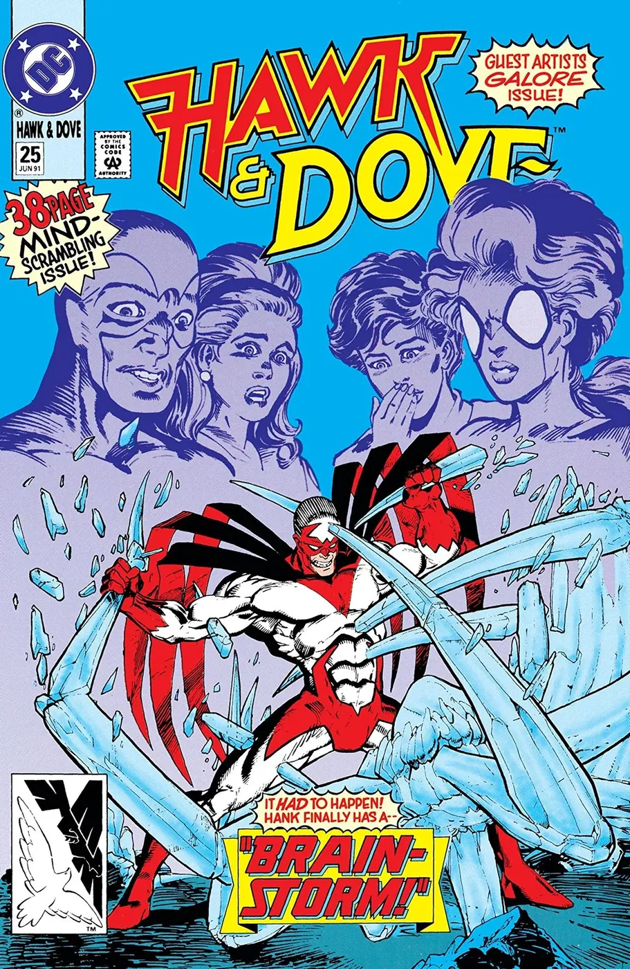 Cover of Hawk and Dove #25
