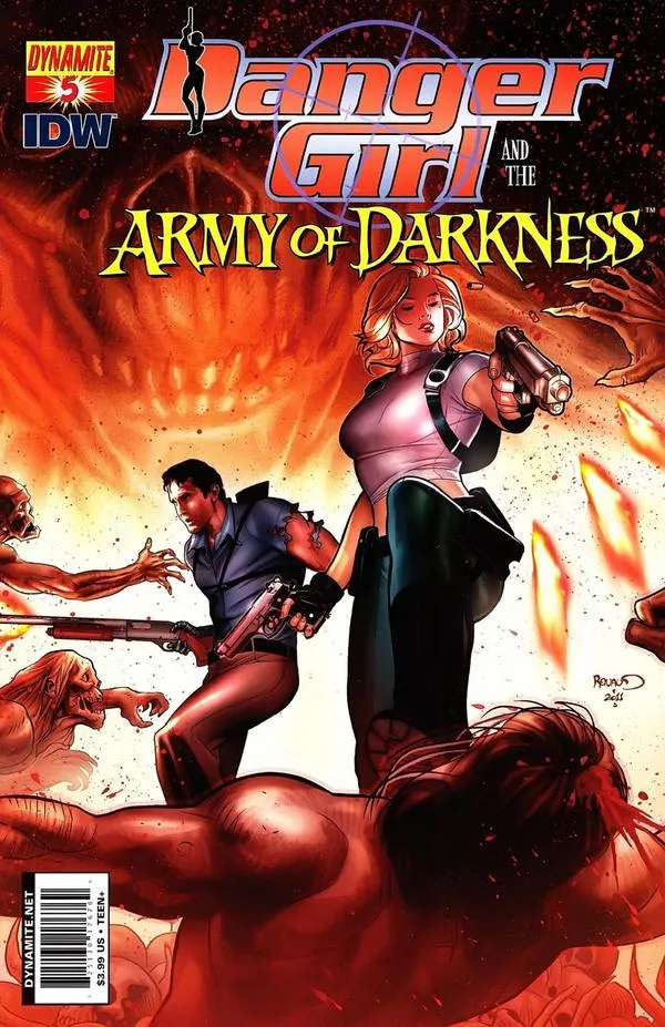 Cover of Danger Girl and the Army of Darkness #5
