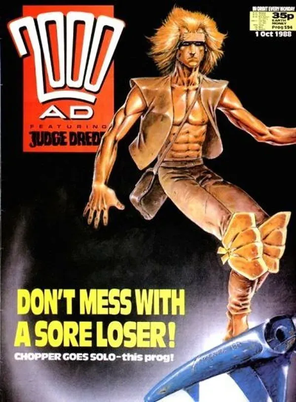 Cover of 2000 AD #594