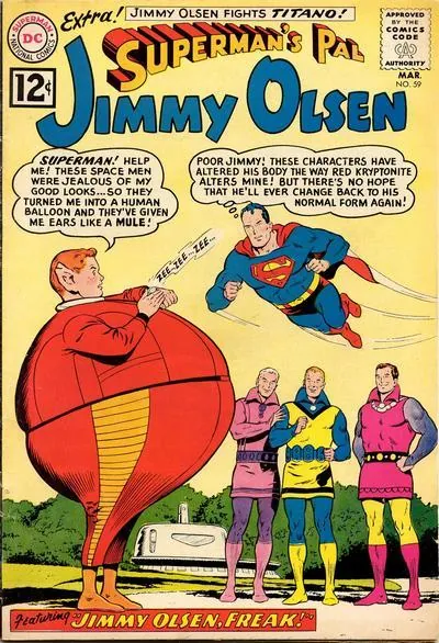 Cover of Superman's Pal, Jimmy Olsen #59
