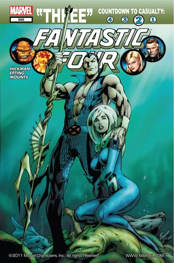 Cover of Fantastic Four #585