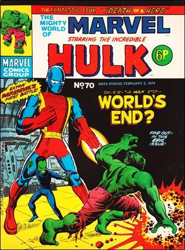 Cover of The Mighty World of Marvel #70