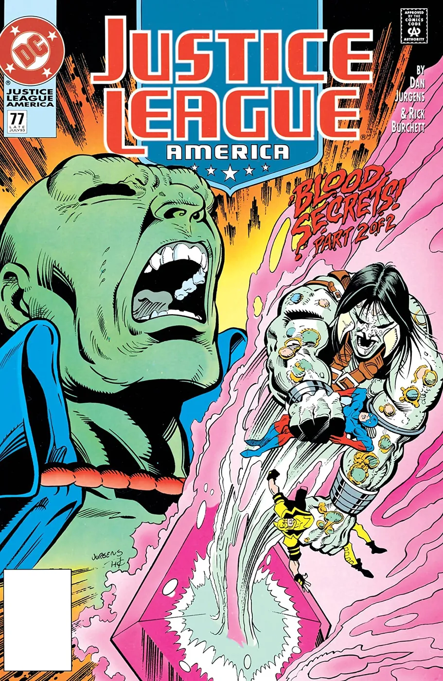 Cover of Justice League America #77