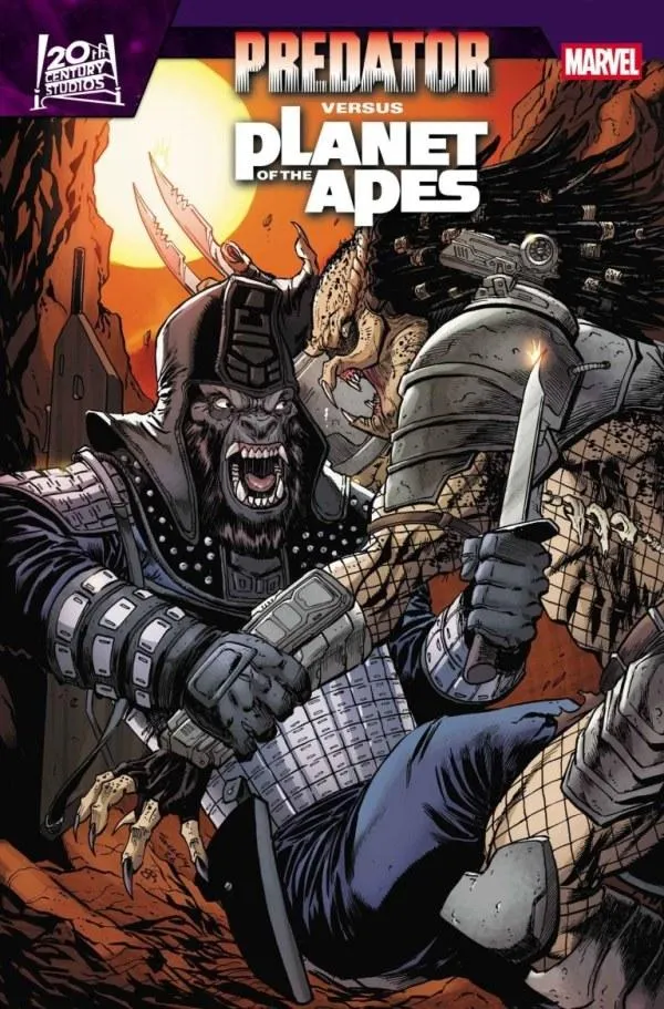 Cover of Predator vs. The Planet of the Apes #1