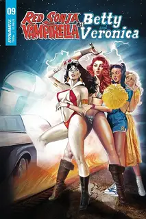 Cover of Red Sonja and Vampirella Meet Betty and Veronica #9