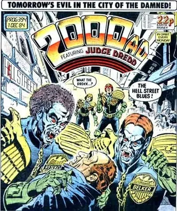 Cover of 2000 AD #394