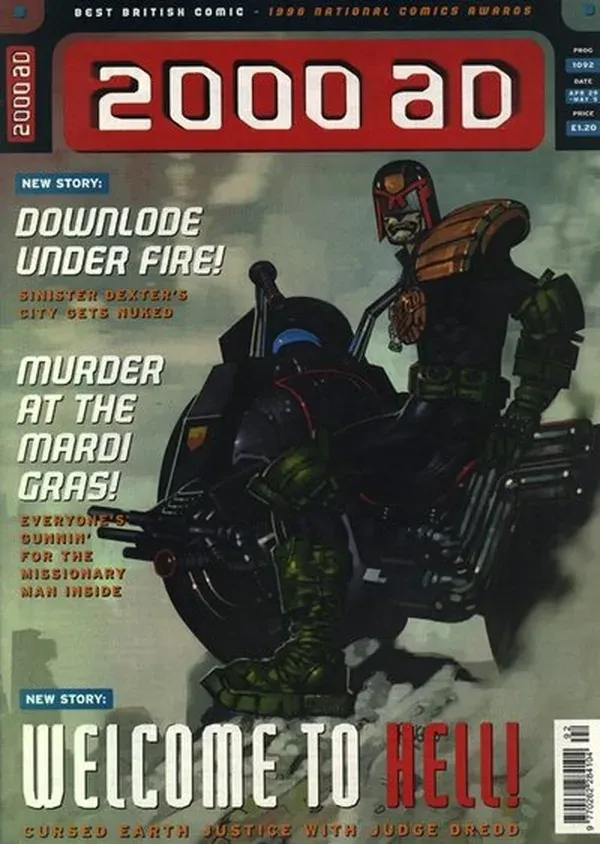 Cover of 2000 AD #1092