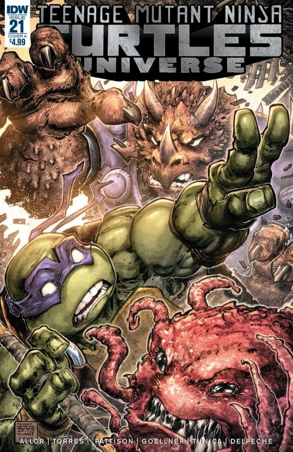 Cover of Teenage Mutant Ninja Turtles Universe #21