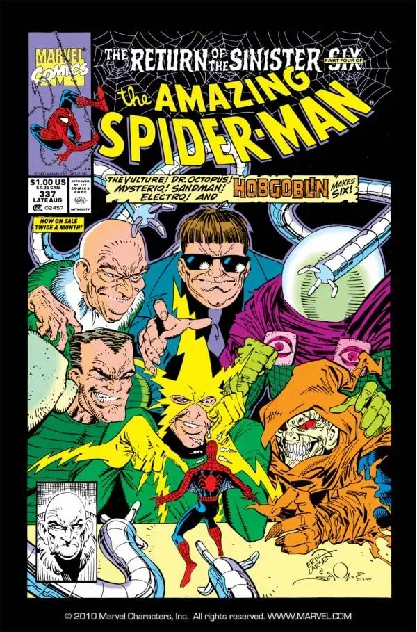 Cover of The Amazing Spider-Man #337