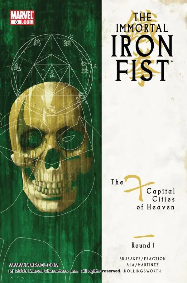 Cover of The Immortal Iron Fist #8