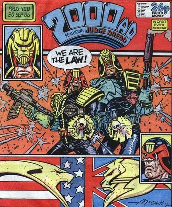 Cover of 2000 AD #488