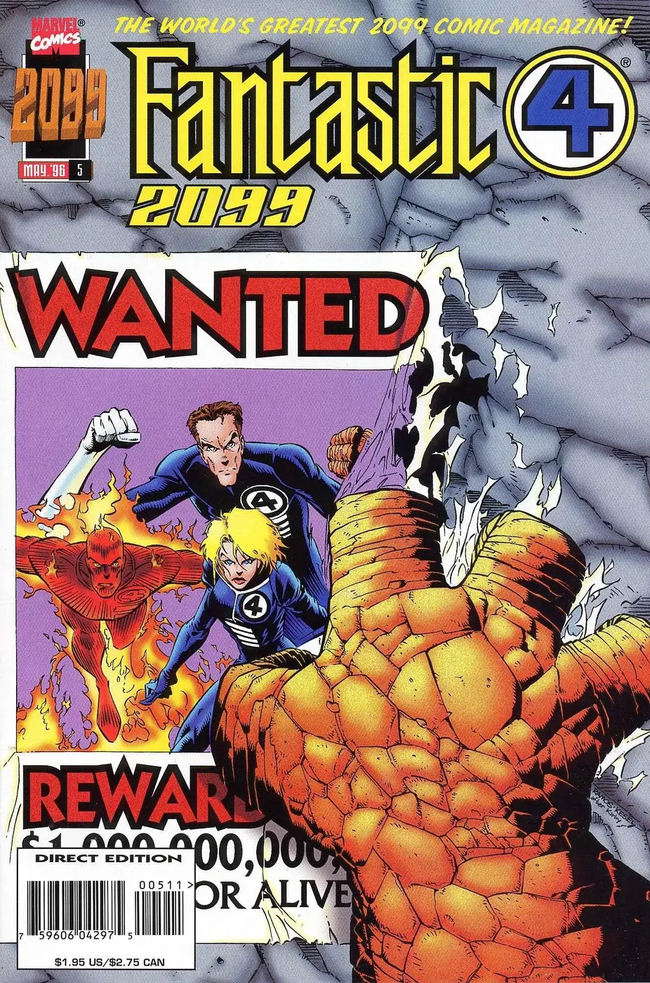 Cover of Fantastic Four 2099 #5