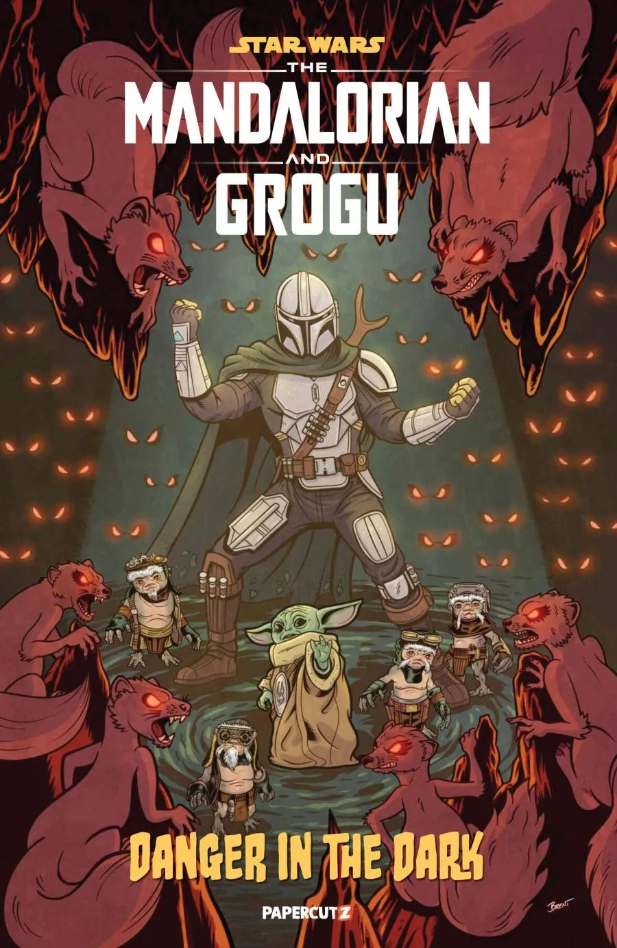 Cover of Star Wars: The Mandalorian & Grogu – Danger in the Dark #1