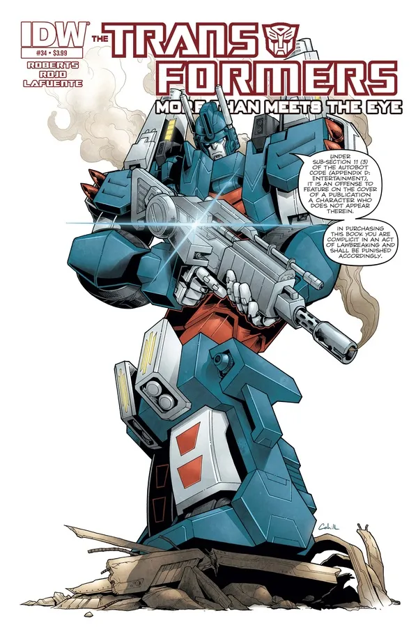 Cover of The Transformers: More Than Meets the Eye #34