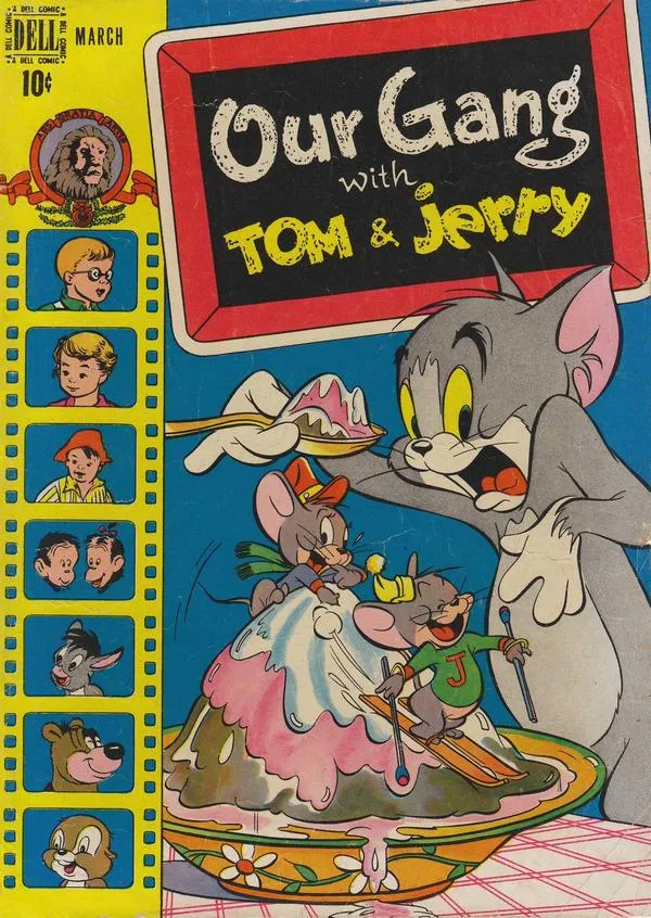 Cover of Our Gang with Tom & Jerry #44